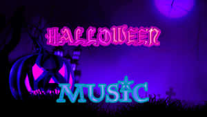 Spooky Halloween Music Band In Full Swing Wallpaper