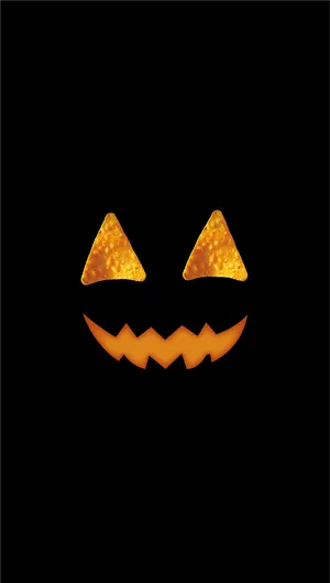 Spooky Halloween On Black Wallpaper