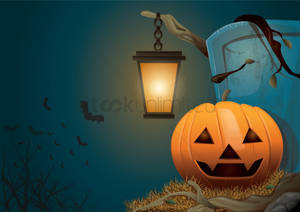 Spooky Halloween Pumpkin Wallpaper
