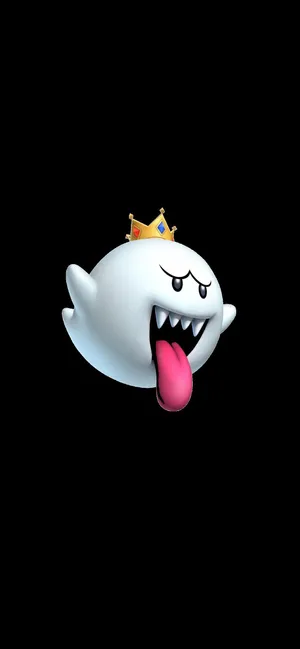 Spooky King Boo Ready To Scare You! Wallpaper