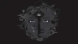 Spooky Night In The Haunted Forest Wallpaper