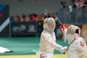 Sport Fencing Tournament Wallpaper