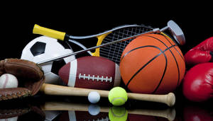 Sports Equipment Black Desktop Wallpaper