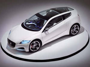 Sporty And Stylish Honda Cr-z Hybrid Coupe Wallpaper