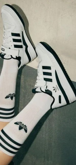 Sporty Socksand Sneakers Wallpaper