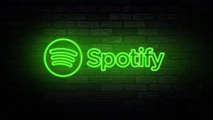 Spotify Neon Green Wallpaper