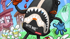 Sprayground Bite Me Backpack Wallpaper