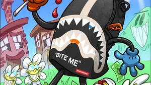 Sprayground Bite Me Backpack Wallpaper