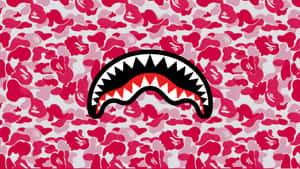 Sprayground Pink Camo Shark Backpack Wallpaper