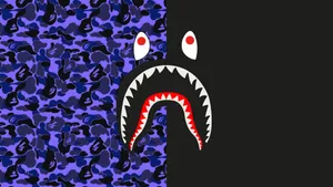 Sprayground Shark Camo Backpack Wallpaper