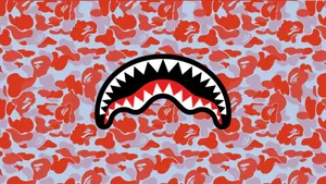 Sprayground Shark Camo Design Wallpaper