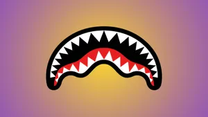 Sprayground Shark Mouth Design Wallpaper