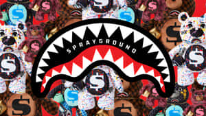 Sprayground Shark Mouth Logo Wallpaper