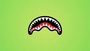 Sprayground Shark Mouth Logo Wallpaper