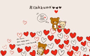 Spread Cute Vibes With Rilakkuma On Your Laptop! Wallpaper