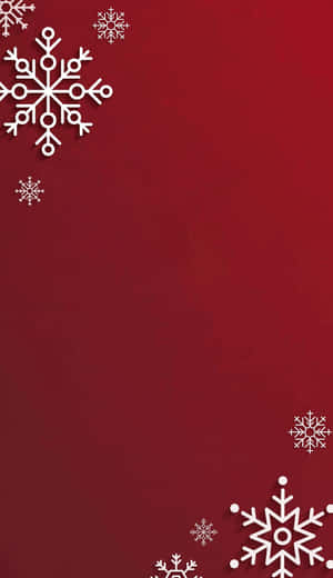 Spread The Joy Of Christmas With A Red Iphone Wallpaper