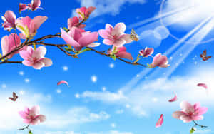 Spring Bloom In Full Glory Wallpaper