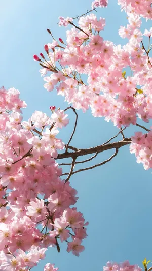 Spring Cherry Blossom Branches Wallpaper