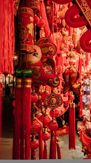 Spring Festival Decorations Wallpaper