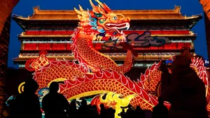 Spring Festival Dragon Display Wallpaper