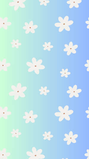 Springtime Floral Pattern Background Wallpaper