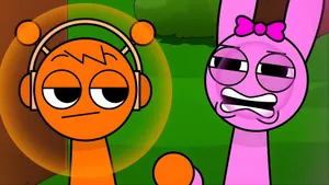 Sprunki Animated Characters Wallpaper