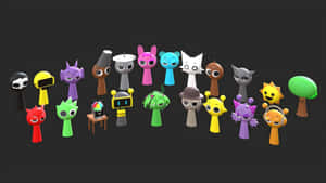 Sprunki Character Collection Wallpaper