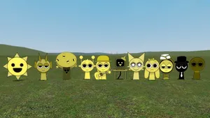 Sprunki Character Lineup Wallpaper