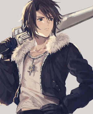 Squall Leonhart - The Lionhearted Warrior Wallpaper
