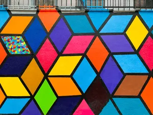 Squares Pop Art Wallpaper