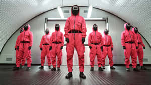 Squid Game Season 2 Guards Wallpaper