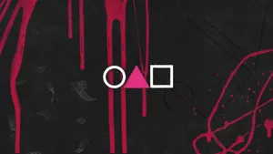 Squid Game Season 2 Symbols Wallpaper