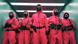 Squid Game Season 3 Guards Wallpaper