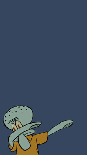 Squidward Living His Best Life! Wallpaper