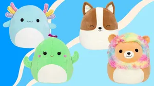 Squishmallows Plush Toys Fan Art Wallpaper
