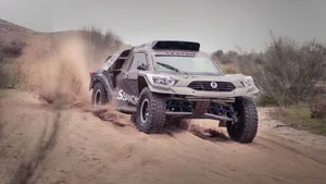 Ssangyong Rexton Suv Cruising Along On The Open Road Wallpaper