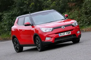 Ssangyong Suv In Action On The Off-road Wallpaper