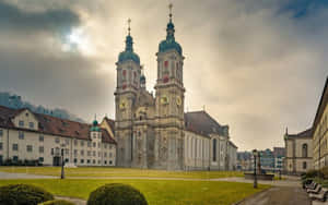 St Gallen Abbey Cathedral Switzerland Wallpaper