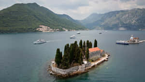 St. George Island And Our Lady Of The Rocks Wallpaper