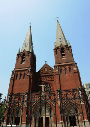 St. Ignatius Cathedral Of Shanghai Wallpaper