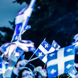 St Jean Baptiste Celebration Flags Wallpaper