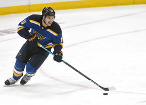 St. Louis Blues Brayden Schenn Nhl Game 2019 Wallpaper