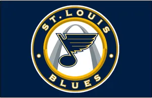 St Louis Blues Circle Shape Logo Wallpaper