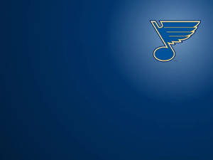 St Louis Blues Musical Note Logo Wallpaper