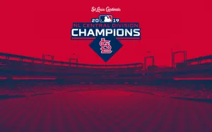 St Louis Cardinals Championship Poster Wallpaper