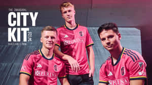 St. Louis City Sc City Kit Pink Jerseys Wallpaper