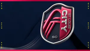 St. Louis City Sc Logo 3d Model Wallpaper