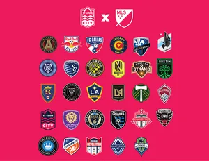 St. Louis City Sc Logo With Other Football Clubs Wallpaper