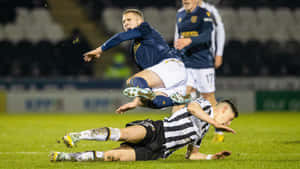 St Mirren Mid Air Collision Football Match Wallpaper