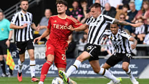 St Mirren Midfield Duel Football Match Wallpaper